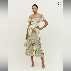 Reformation Sianna Silk Dress with Tags Size 2